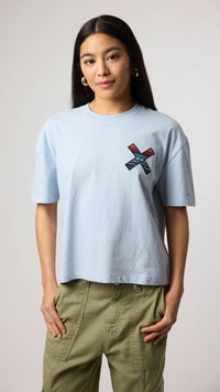 ICE BLUE CLASSIC WOMAN TEE