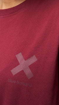 BURGUNDY KARMA TEE