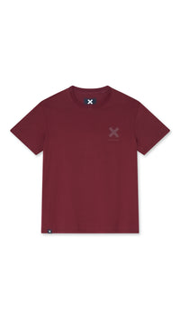 BURGUNDY KARMA TEE