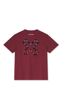 BURGUNDY KARMA TEE