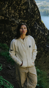 FULL ZIP HOODIE NEDERLAND CREMA