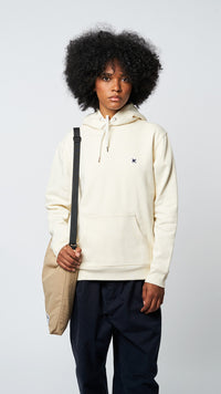 CREAM PATCH HOODIE