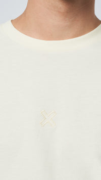 CREAM REEF LS TEE