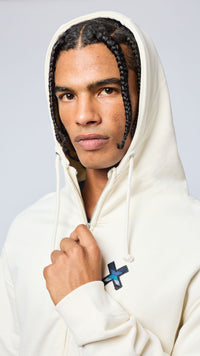 FULL ZIP HOODIE NEDERLAND CREMA