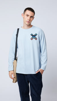 CAMISETA LS CLASSIC ICE BLUE