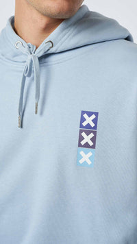 HOODIE SQUARE ICE BLUE