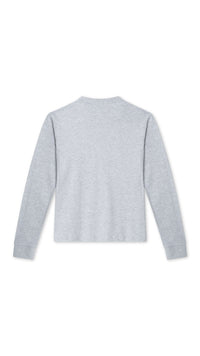 CAMISETA LS BANANA POCKET LIGHT GREY MELANGE