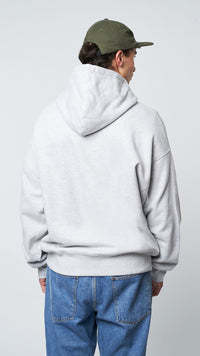 HOODIE PATCH LIGHT GREY MELANGE