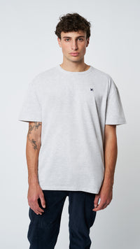 CAMISETA PATCH LIGHT GREY MELANGE