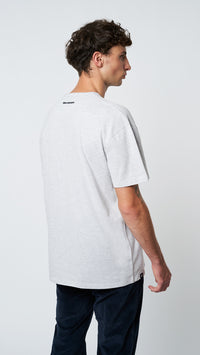 CAMISETA PATCH LIGHT GREY MELANGE