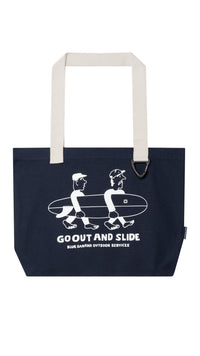 NAVY COAST TOTE BAG