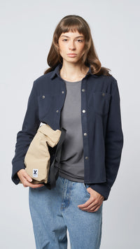 NAVY MIST OVERSHIRT