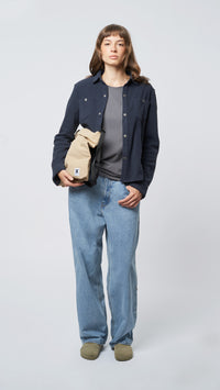 NAVY MIST OVERSHIRT