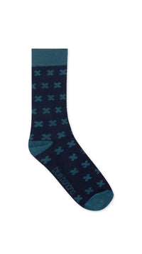 NAVY TROPIC SOCKS