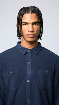 NAVY MIST OVERSHIRT