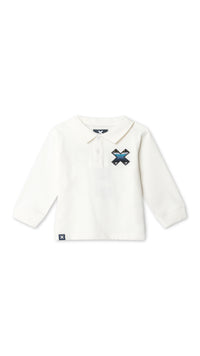 OFF-WHITE CLASSIC KIDS LS POLO