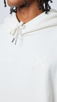 HOODIE KARMA BLANCO ROTO