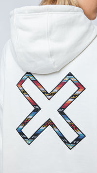 HOODIE KARMA BLANCO ROTO