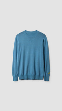 JERSEY KNITTED FISH SKY BLUE