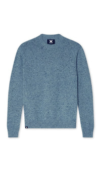 SKY BLUE PATH KNITTED SWEATER