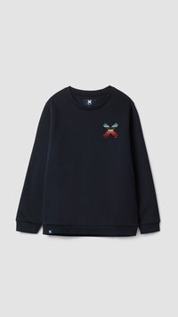 SUDADERA KIDS CLASSIC AZUL MARINO