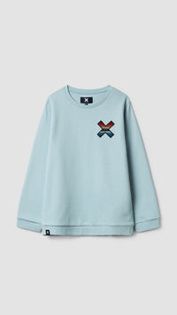 ICE BLUE CLASSIC KIDS CREW