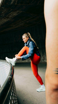 VOLCANO RED ACTIVE WOMAN LEGGINGS