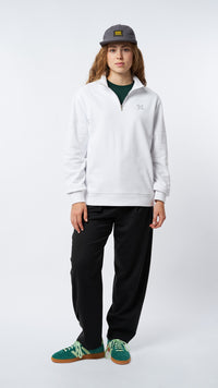 SUDADERA HALF ZIP REEF BLANCA